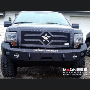 Ford F-150 Stealth Front Winch Bumper - Smittybilt XRC - Texture Black WARN M12000